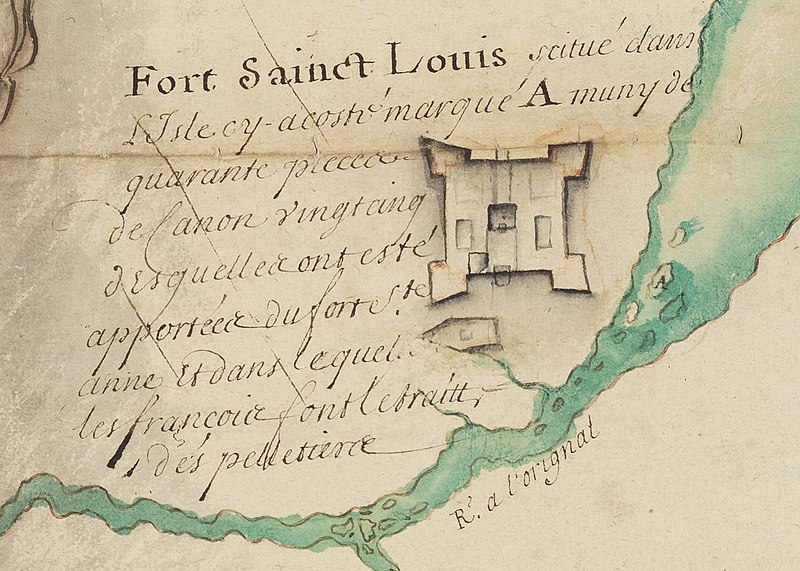 File:Moose Factory rebaptisé Fort St-Louis après sa capture par les Français en 1686.jpg