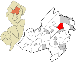 Lokasi di Morris County dan negara bagian New Jersey.