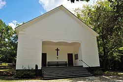 Mount Hebron Presbyterian Church, c. 1883, photographer facing SW 2 (2).JPG