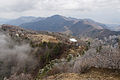 黒岳と御坂山地の山々