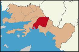Distretto di Köyceğiz – Mappa