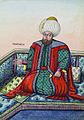 Османска минијатура која приказује султана Мурата I. (2)