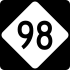 NC Highway 98 signo