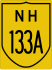 National Highway 133A marker