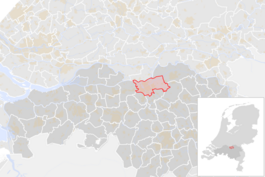 Locatie van de gemeente 's-Hertogenbosch (gemeentegrenzen CBS 2016)