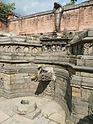 Guilded drinking fountain in Bhaktapur, Nepal