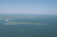 Nahant view from airplane