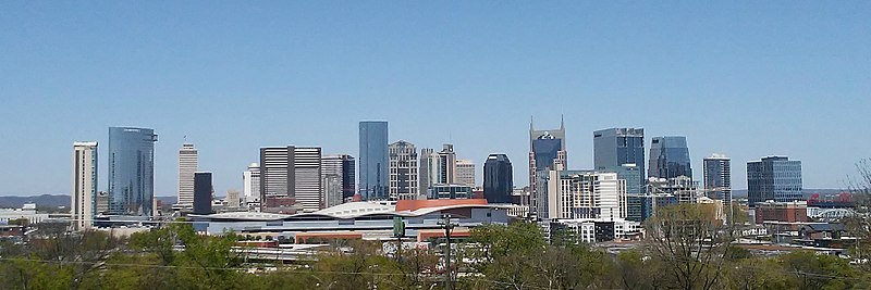 File:Nashville skyline from Fort Negley 2018.jpg