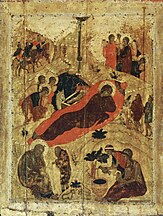 ქრისტეშობა (XV ს., მოსკოვის კრემლის ხარების ტაძარი).
