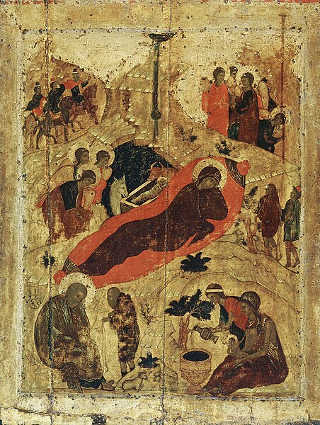 File:Nativity (15th c., Annunciation Cathedral in Moscow).jpg