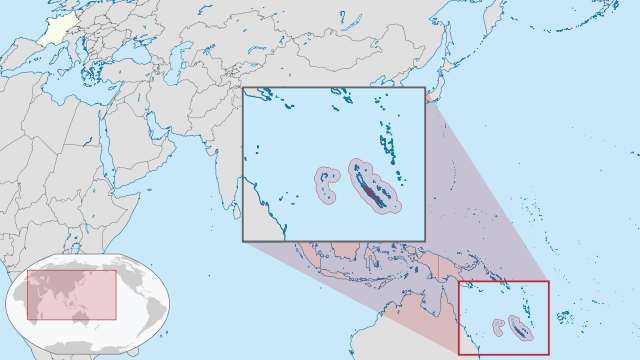 Nova Caledonia: situs