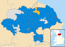 North Yorkshire UK local election 2017 map.svg