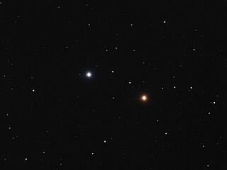 Nu<sup>1</sup> Boötis Orange-hued star in the constellation Boötes