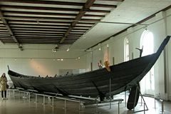 Iron Age oak boat discovered at Nydam Mose in Sonderborg, Denmark. Nydamboat.2.jpg