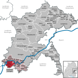 Obermarchtal - Localizazion