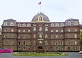 Main Building in 2007, seen from near the entrance to campus