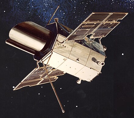 Artist's conception of OAO-1 in orbit
