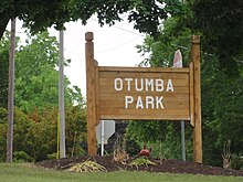Park with a beach on Sturgeon Bay Otumba Park, city of Sturgeon Bay, Door County, Wisconsin.jpg
