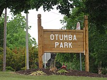 Park with a beach on Sturgeon Bay