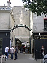 Entrée du marché côté rue de Bretagne.