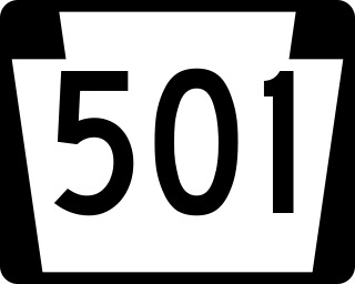 <span class="mw-page-title-main">Pennsylvania Route 501</span> State highway in Pennsylvania, US