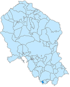 Расположение муниципалитета Паленсиана на карте провинции