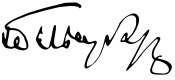 Panagis Tsaldaris signature.svg