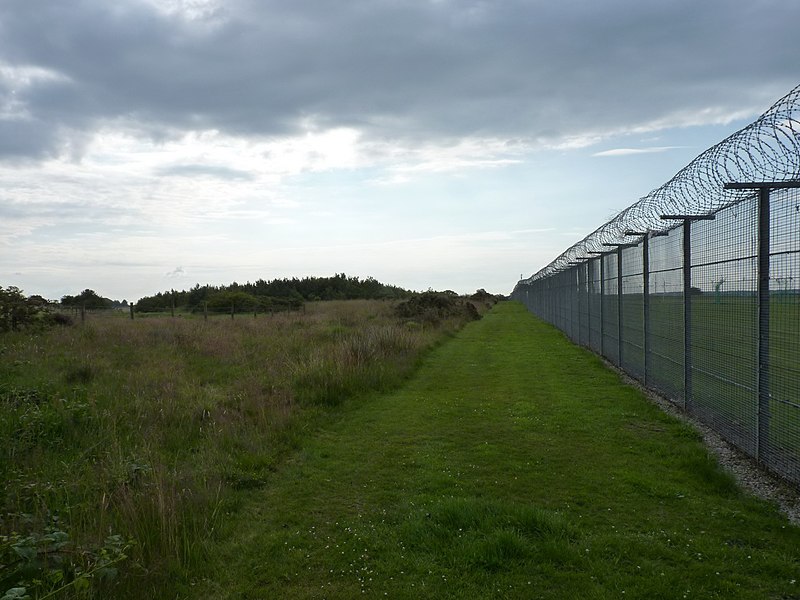 File:Path beside Menwith Hill base - geograph.org.uk - 2513384.jpg