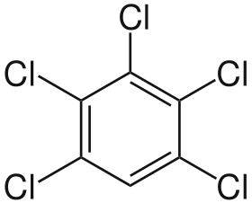 Pentachlorobenzene.svg