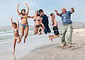 * Nomination Peoples jumping in La Guardia beach --The Photographer 15:53, 7 May 2014 (UTC) * Promotion Good quality though I think it could be done at 200 iso.. --JLPC 16:50, 7 May 2014 (UTC)