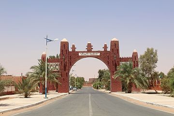 Porte de la ville de Timimoun (Algérie)