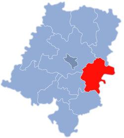 Location within the voivodeship