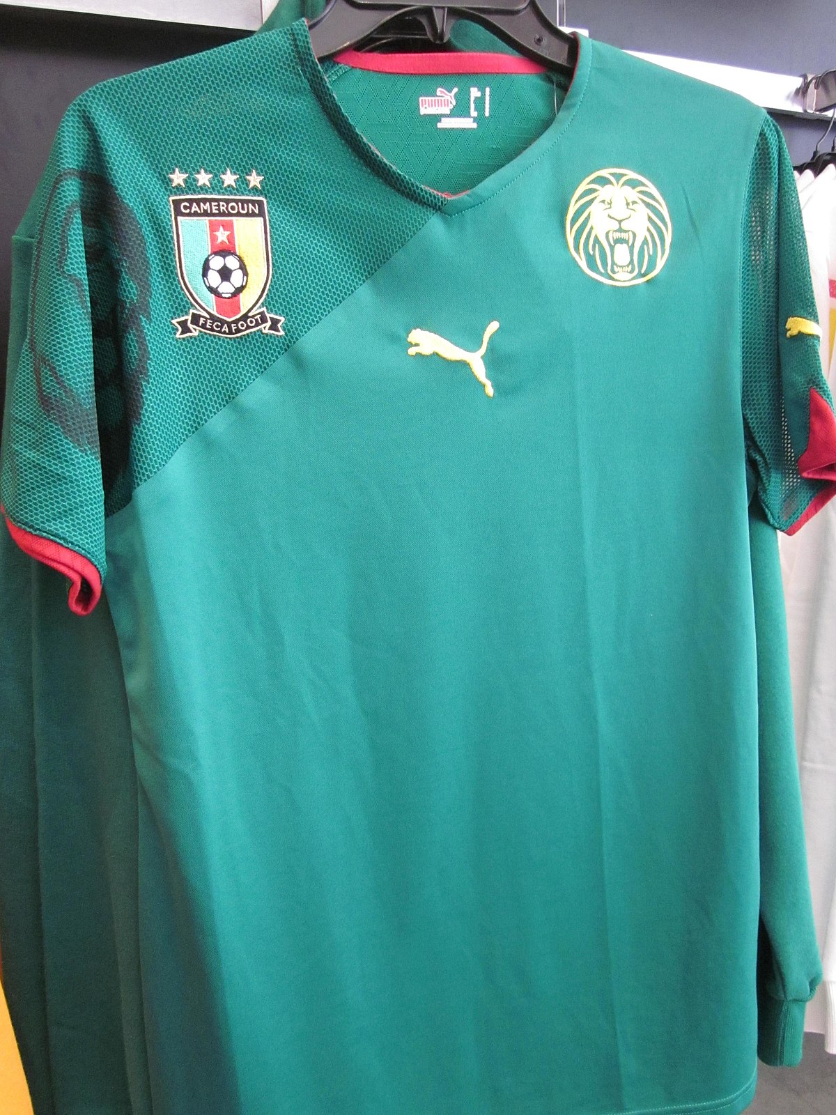 Cameroon Soccer Jersey Puma Away Top Football Shirt Trikot