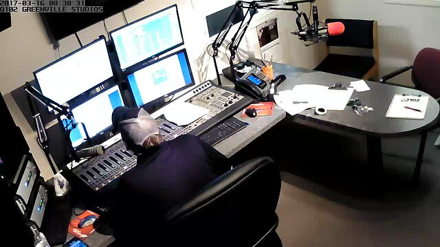 The studio for Q102, pictured on Thursday, March 16, 2017.