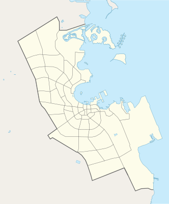 Location map Qatar Doha