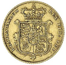 REVERSE GEORGE IV, half sovereign, bare head left, 1828 (S.3804). Nearly extremely fine.jpg