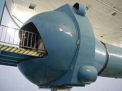 The mouth of the centrifuge at the Yuri Gagarin Cosmonaut Training Center in Star City