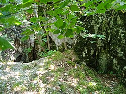 A Remete-hegyi 14. sz. barlang két bejárata