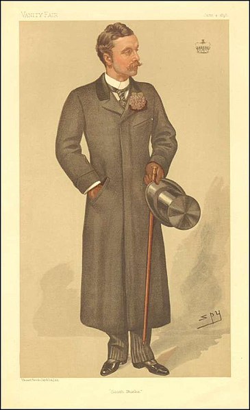 "South Bucks". Caricature by "Spy" (Leslie Ward) published in Vanity Fair in 1896.