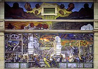 Detroit Industry, North Wall, 1932-33. Detroit Institute of Arts. Rivera detroit industry north.jpg