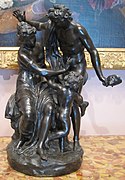 Vertumnus y Pomona (bronce, ca. 1704; Honolulu Museum of Art)