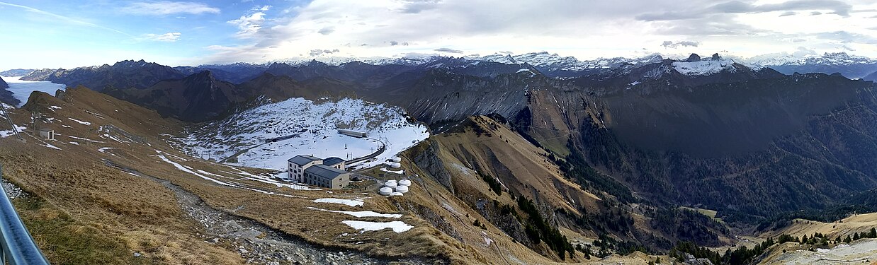 Summit Station at Rochers de Naye, Switzerland