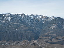 Il Monte Roen visto da Montagna.