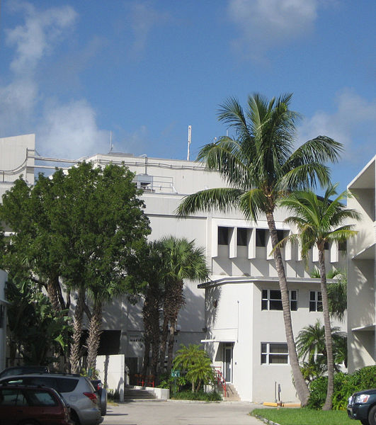 The Applied Marine Physics Building at the University of Miami's Rosenstiel School of Marine, Atmospheric, and Earth Science on Virginia Key, in Septe