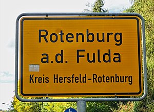 Rotenburg An Der Fulda: Geographie, Geschichte, Bevölkerung