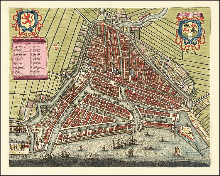 File:Rotterdam Map by Frederick De Wit c1690.jpg