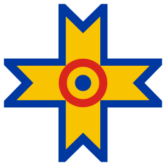 Marking used by Romanian Royal Air Force, and Romanian Royal Army from 1 May 1941 to 3 September 1944