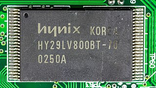 TSOP-Gehäuse eines Hynix Flash-Chips