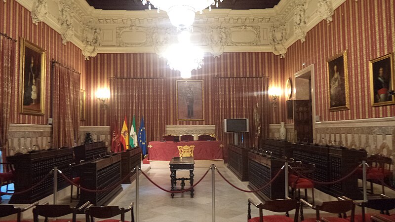 File:Salón Colón del Ayuntamiento de Sevilla.JPG