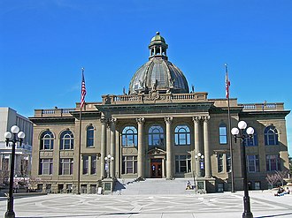 1910 courthouse, as reconstructed after 2006 San Mateo County History Museum.jpg